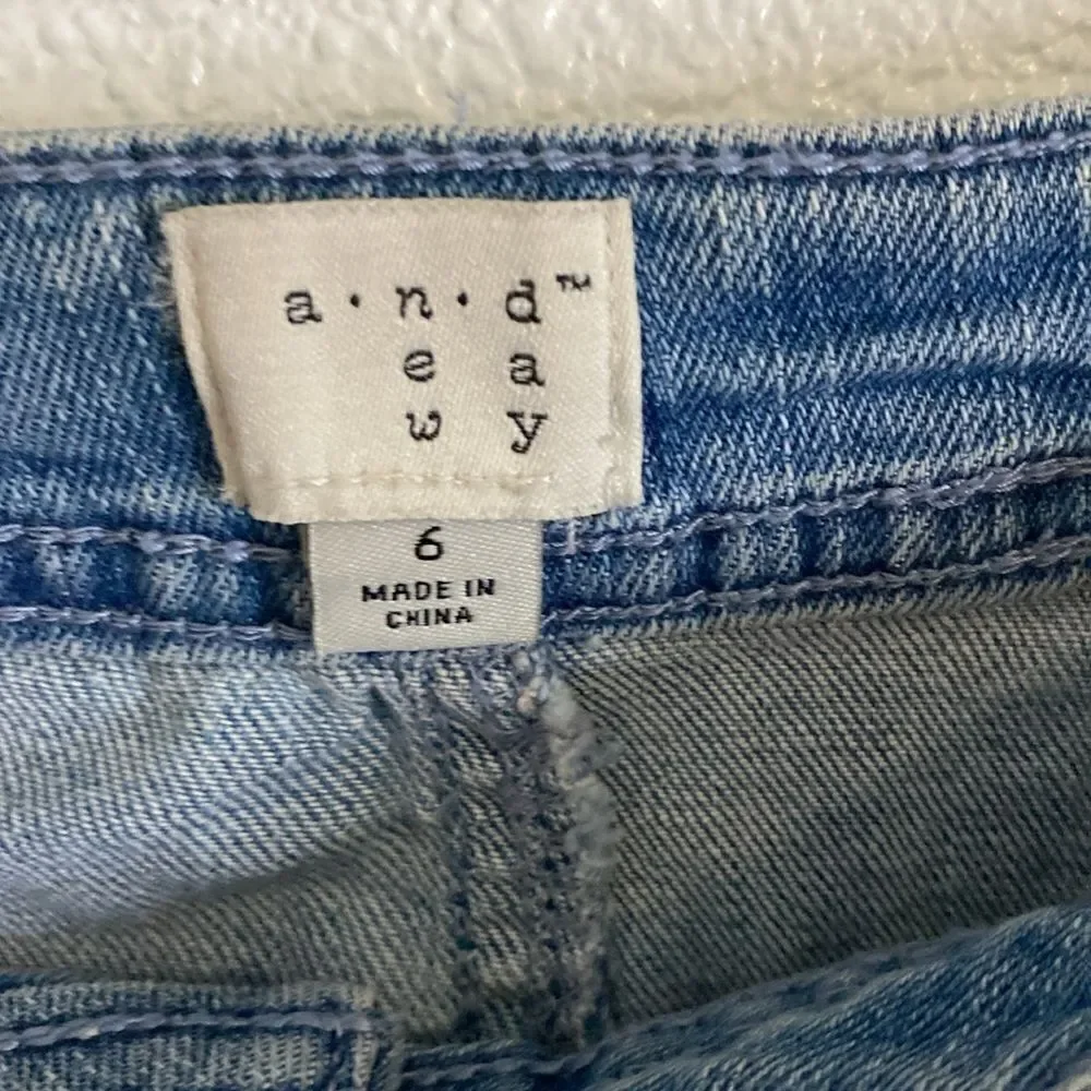 NWT-a new day – jeans skirt button up – medium wash – women’s size 6